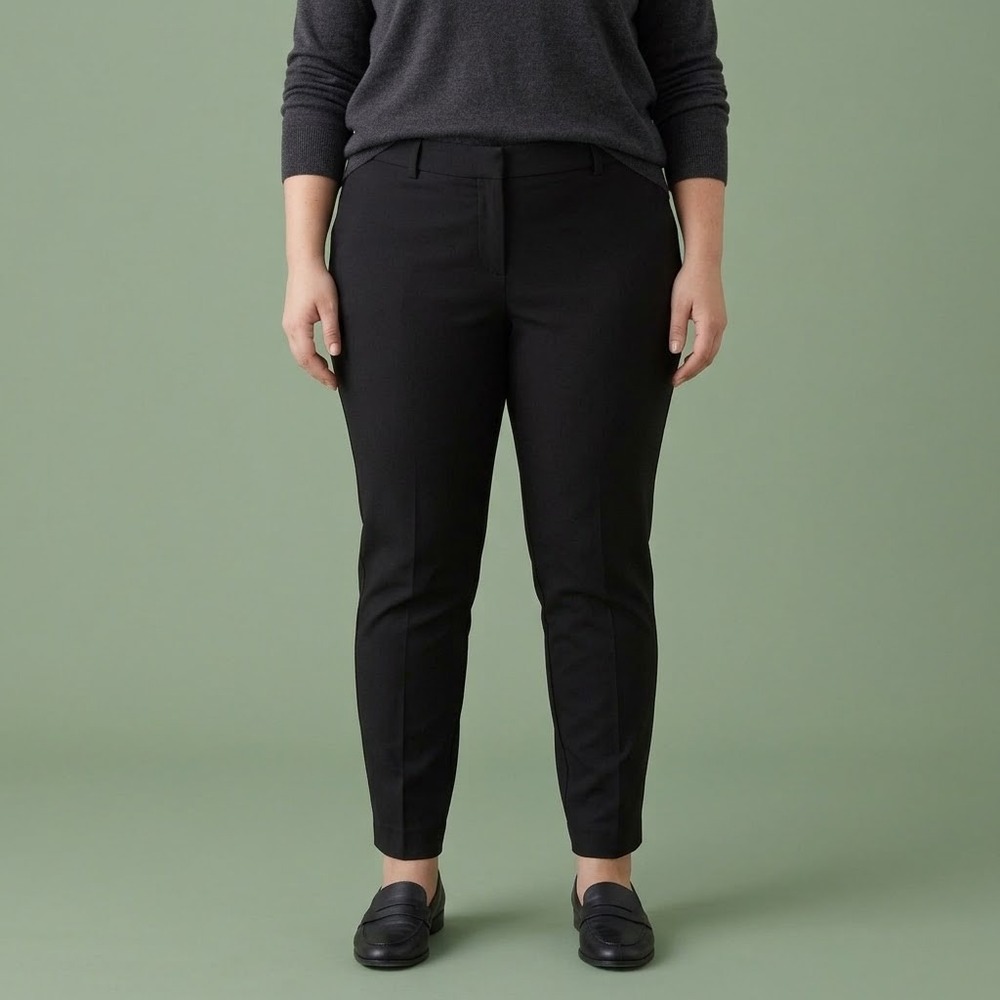 GAP Signature Skinny Ankle Pants Womens 20 Black Mid Rise Stretch NWT